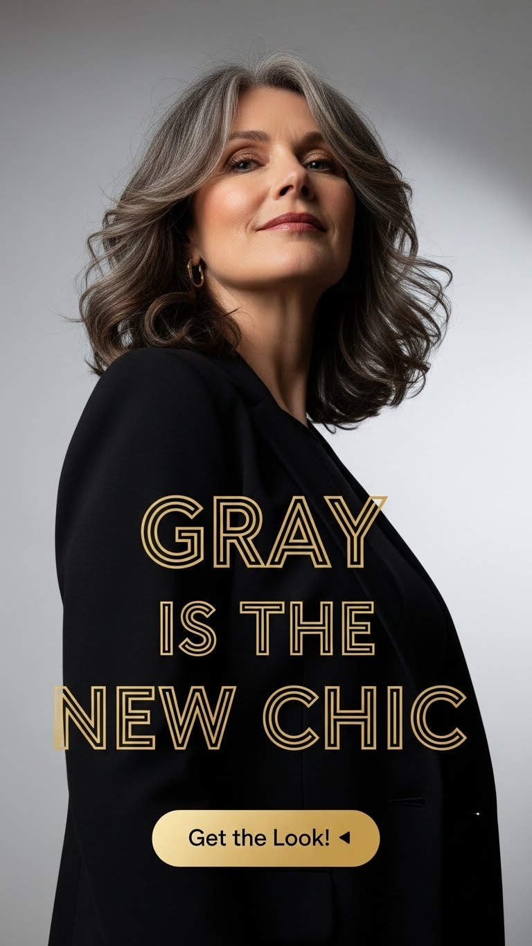 Blending Brunette and Gray