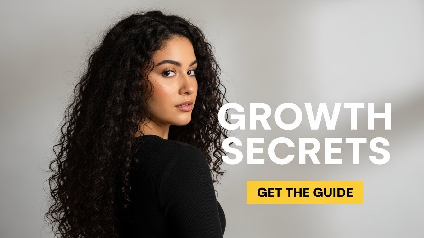 Glossy, Defined Curly Hair