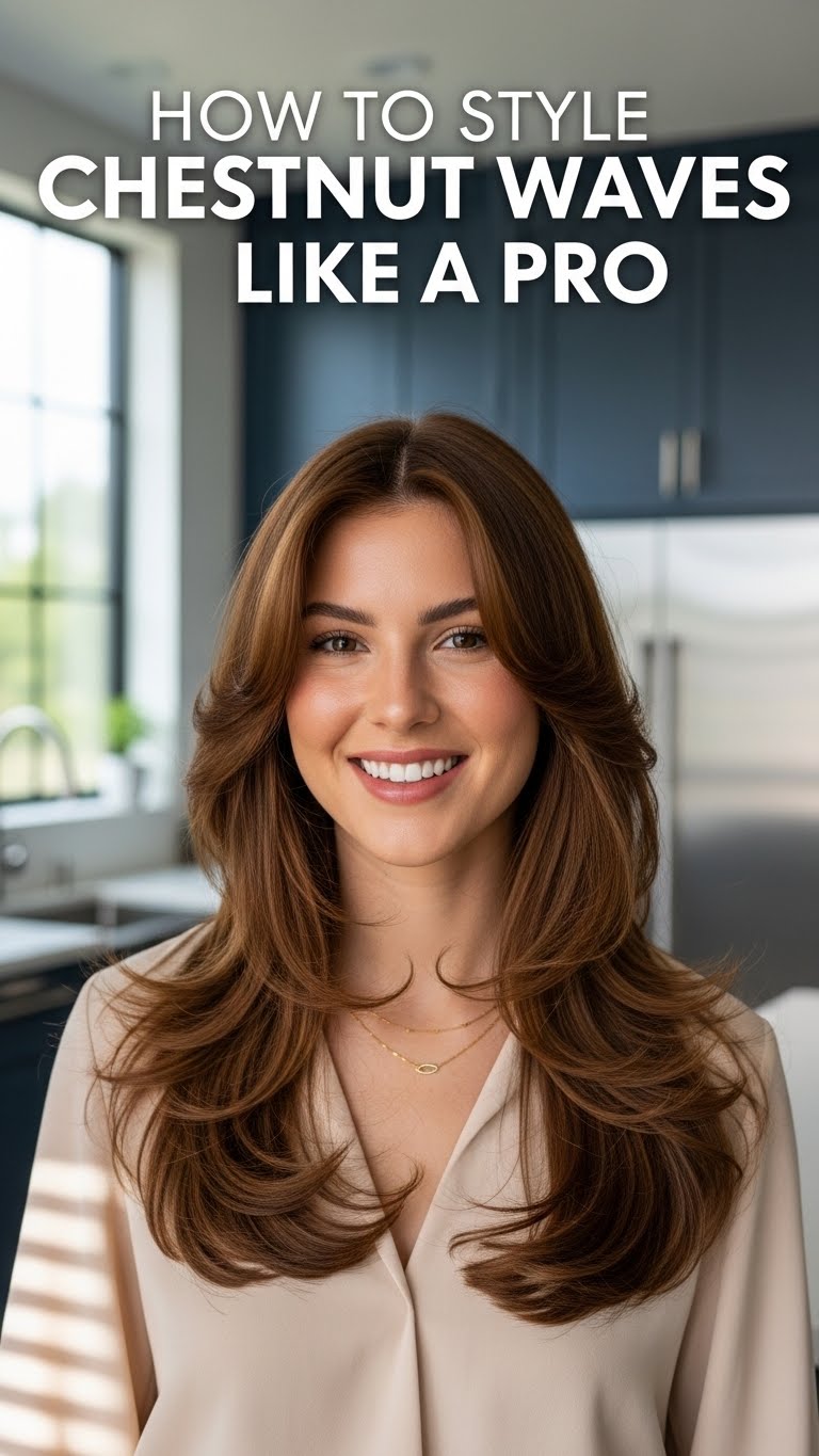 HOW TO STYLE CHESTNUT WAVES LIKE A PRO